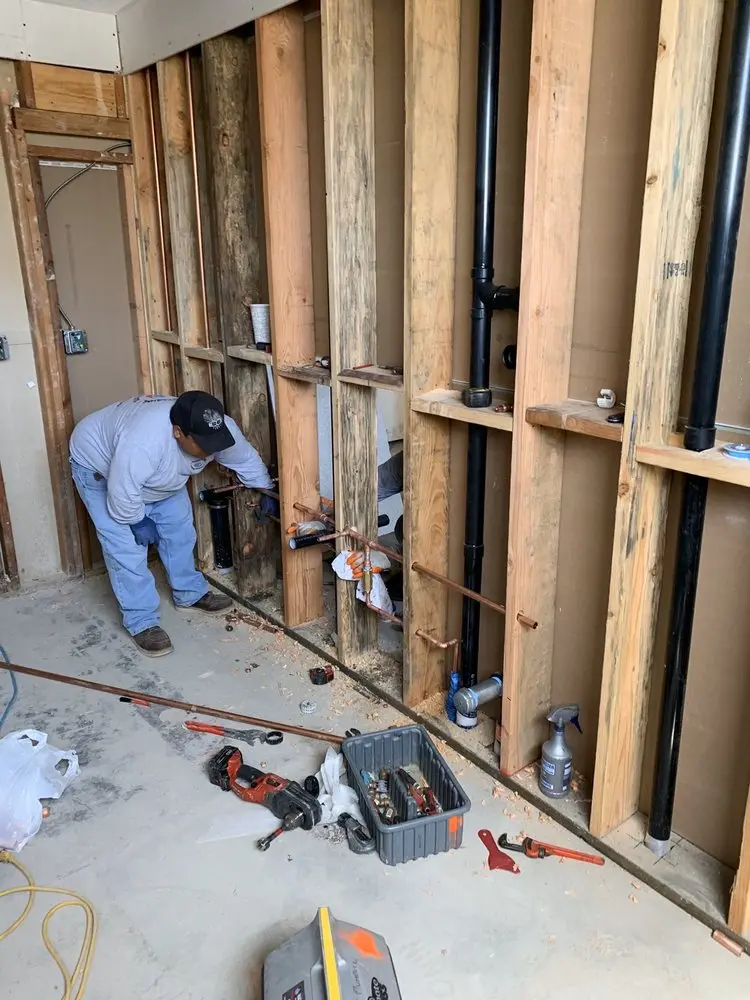 Commercial rough-in plumbing for Trenchless Sewer Repair in Jamaica Hills - Pond